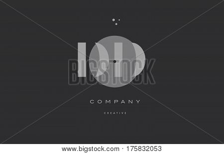 Dd D D  Grey Modern Alphabet Company Letter Logo Icon