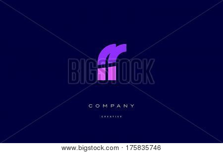 Rr R  Pink Blue Alphabet Letter Logo Icon