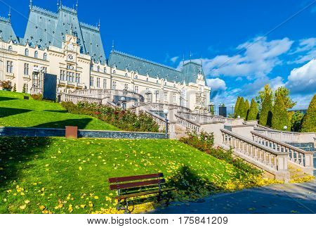 Beautiful autumn in Iasi city, Moldavia Romania