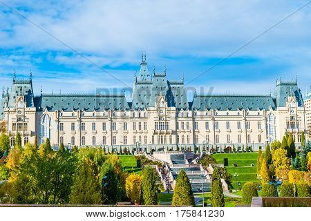 Beautiful autumn in Iasi city, Moldavia Romania.
