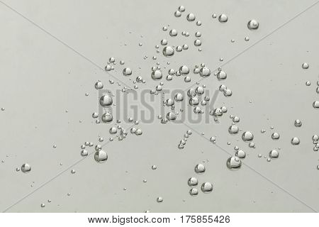 Beautiful light air bubbles soars over a blurred gackground