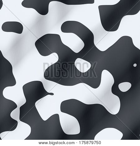 black and white seamless texture background with cow plaid pattern