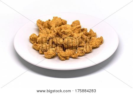 soy minceon a white background studio photo