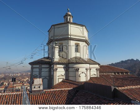 Monte Cappuccini Church In Turin