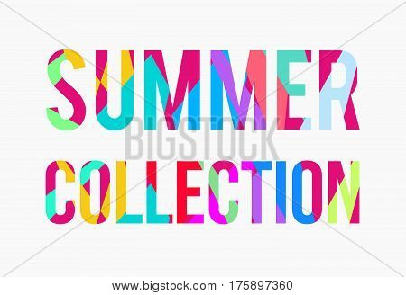 Sale web banners template for special offers and summer collection advertisement. Trendy colors in a modern material design style.