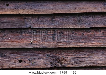 Light Wooden Wall Detail Board Closeup