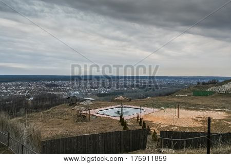 Surroundings the holiday village Country near the town of Izyum in the Kharkov region (Ukraine). 2007