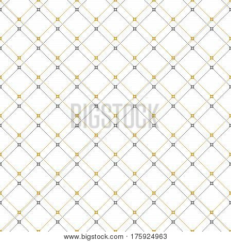 Geometric dotted vector pattern. Seamless abstract modern texture for wallpapers and backgrounds