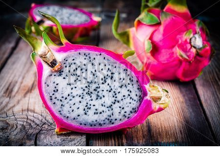 Tropical Dragon Fruit Or Pitaya