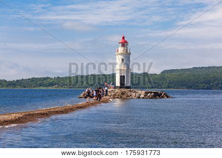 Lighthouse Tokarevskiy Egersheld, Vladivostok