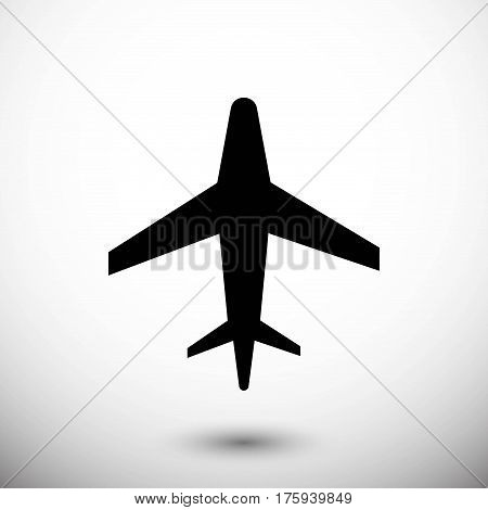 aircraft icon stock vector illustration flat design
