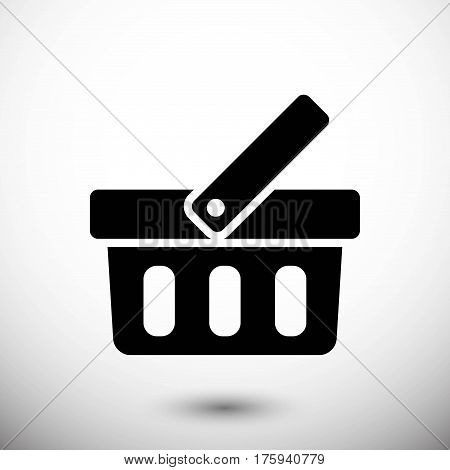 bascet icon stock vector illustration flat design