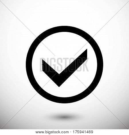 check icon stock vector illustration flat design