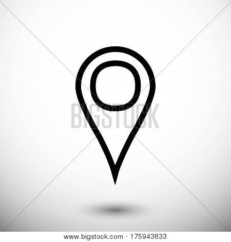 navigation icon stock vector illustration flat design