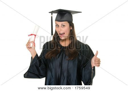 สาวบัณฑิตรับปริญญาบัตร 9