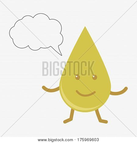 Oil Drop, Vector Icon