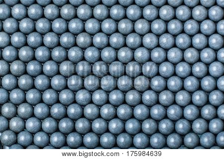 Background Of Gray Airsoft Balls Of 6Mm