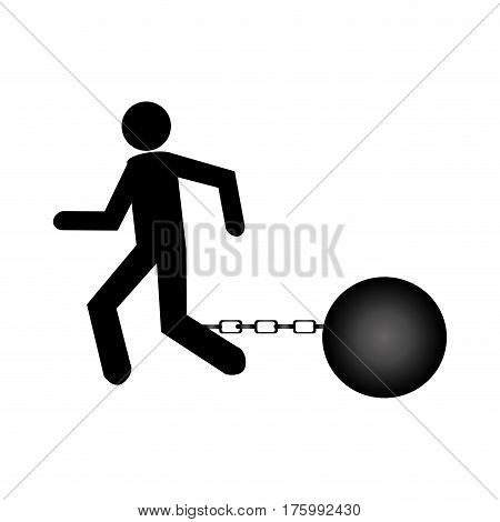 businessman silhouette slave vector photo bigstock