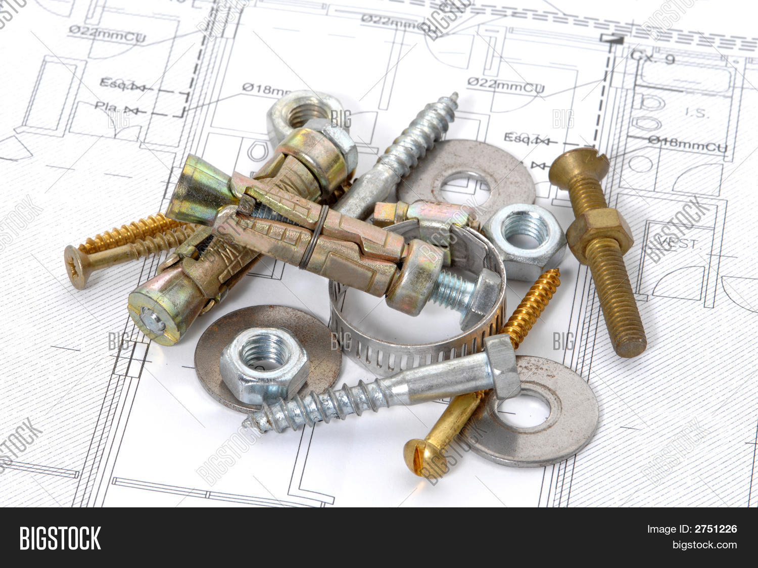 Nuts Bolts Over House Image & Photo (Free Trial) Bigstock
