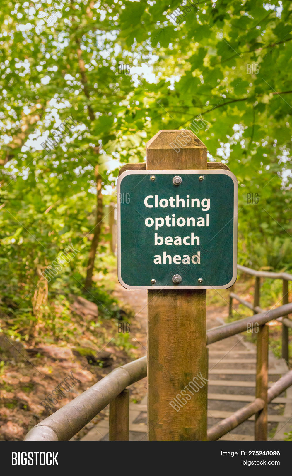Clothing Optional Sign Image & Photo (Free Trial) Bigstock