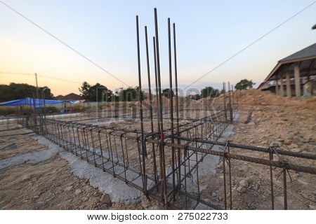 Construction Equipment Build A House. Business Construction. Construction Site .