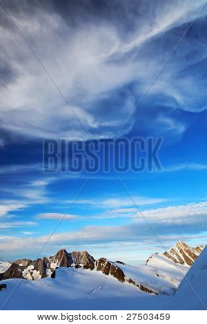 Horská krajina v Berner Oberland, Švýcarsko - dědictví UNESCO