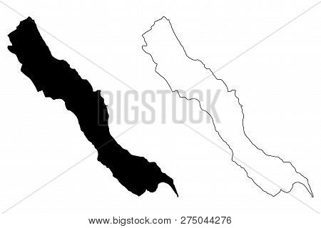 Sohag Governorate (governorates Of Egypt, Arab Republic Of Egypt) Map Vector Illustration, Scribble 