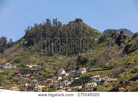 View The Pass Boca Da Encumeada On Madeira Island. Portugal