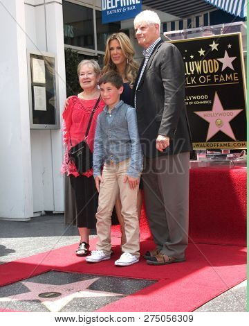 LOS ANGELES - MAY 10:  Mother, Ellen K, Calvin Laughlin, Roy Laughlin at the Ellen K Star Ceremony on the Hollywood Walk of Fame on May 10, 2012 in Los Angeles, CA