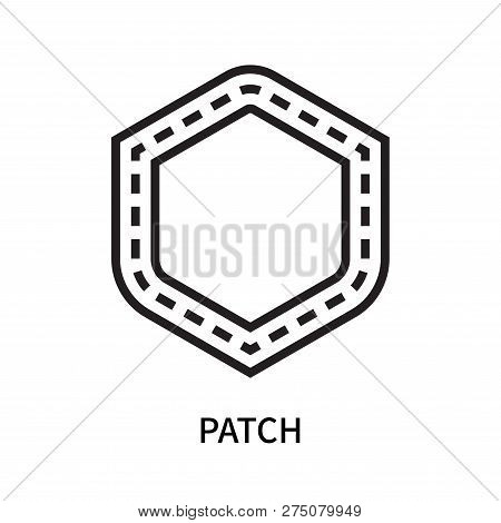 Patch Icon Isolated On White Background. Patch Icon Simple Sign. Patch Icon Trendy And Modern Symbol