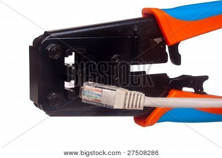 네트워크 케이블 뇌관 집게