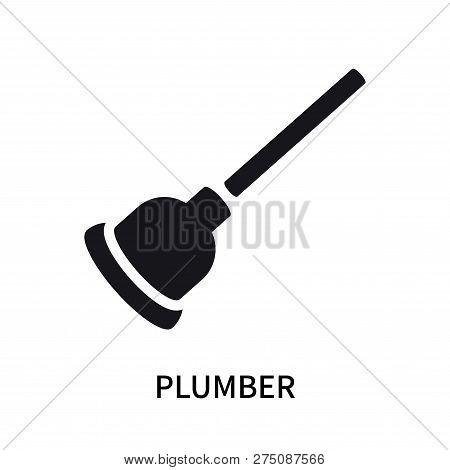 Plumber Icon Isolated On White Background. Plumber Icon Simple Sign. Plumber Icon Trendy And Modern 