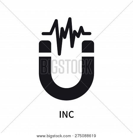 Inc Icon Isolated On White Background. Inc Icon Simple Sign. Inc Icon Trendy And Modern Symbol For G