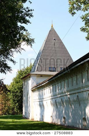 Wall Tower Andronicus kloster i Moskva