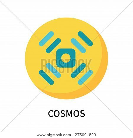 Cosmos Icon Isolated On White Background. Cosmos Icon Simple Sign. Cosmos Icon Trendy And Modern Sym