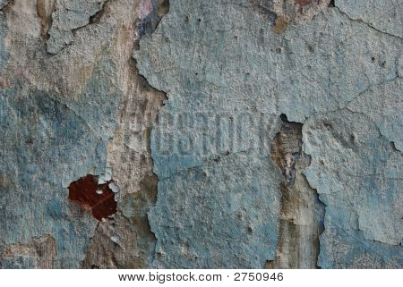 Parede pintada desarrumado