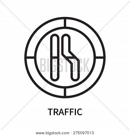 Traffic Icon Isolated On White Background. Traffic Icon Simple Sign. Traffic Icon Trendy And Modern 