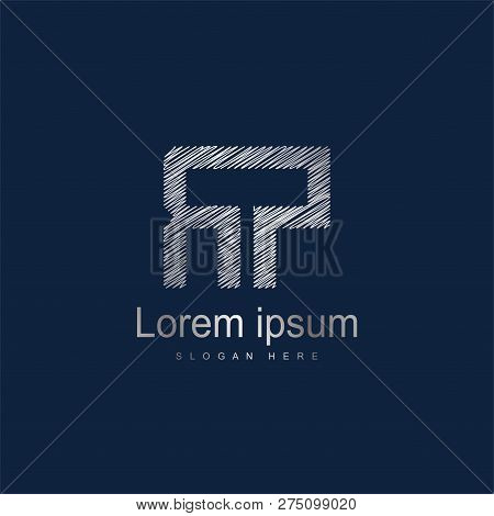 Initial Letter Rp Logo Template Vector Design