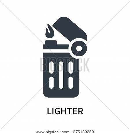 Lighter Icon Isolated On White Background. Lighter Icon Simple Sign. Lighter Icon Trendy And Modern 