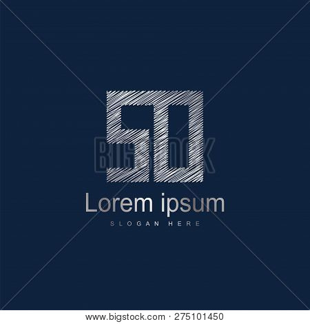 Initial Letter So Logo Template Vector Design