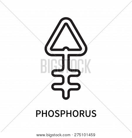 Phosphorus Icon Isolated On White Background. Phosphorus Icon Simple Sign. Phosphorus Icon Trendy An