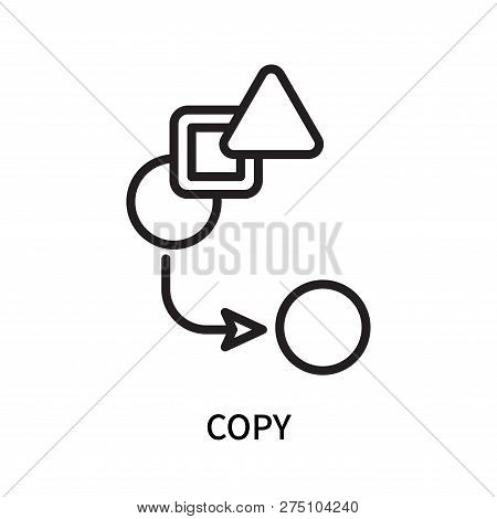 Copy Icon Isolated On White Background. Copy Icon Simple Sign. Copy Icon Trendy And Modern Symbol Fo