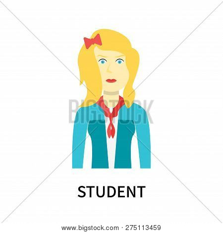 Student Icon Isolated On White Background. Student Icon Simple Sign. Student Icon Trendy And Modern 