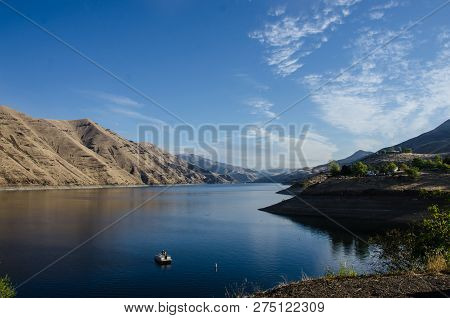 Early Dawn Breaking In The Heart Of Hells Canyon