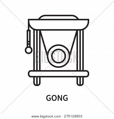 Gong Icon Isolated On White Background. Gong Icon Simple Sign. Gong Icon Trendy And Modern Symbol Fo