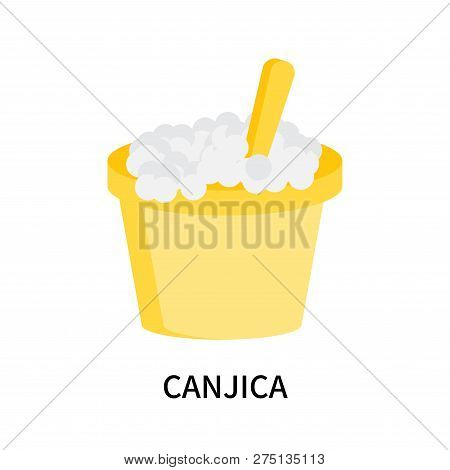 Canjica Icon Isolated On White Background. Canjica Icon Simple Sign. Canjica Icon Trendy And Modern 