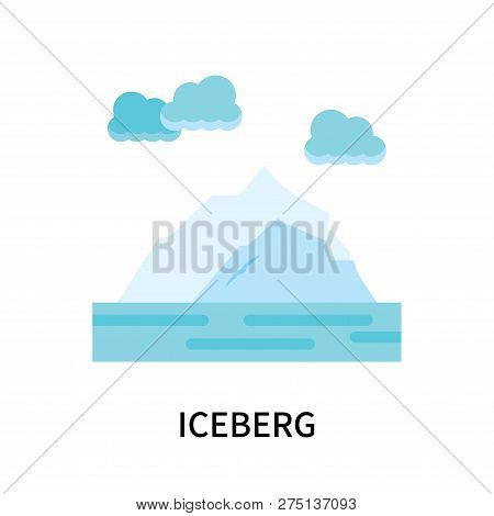 Iceberg Icon Isolated On White Background. Iceberg Icon Simple Sign. Iceberg Icon Trendy And Modern 