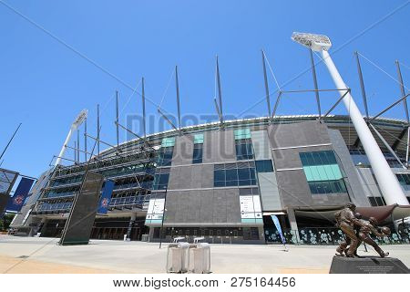 Melbourne Australia - December 1, 2018: Mcg Melbourne Cricket Ground Stadium Melbourne Australia