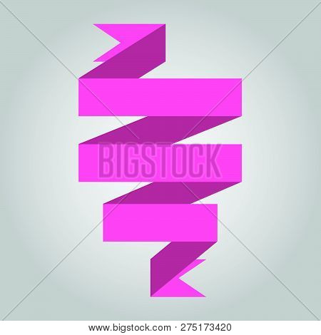 Ribbon Baner Icon On White Background,baner Special Gift ,esp10