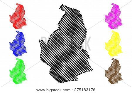 Nevsehir (provinces Of The Republic Of Turkey) Map Vector Illustration, Scribble Sketch Nevşehir Ili